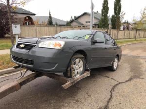 selling damaged car